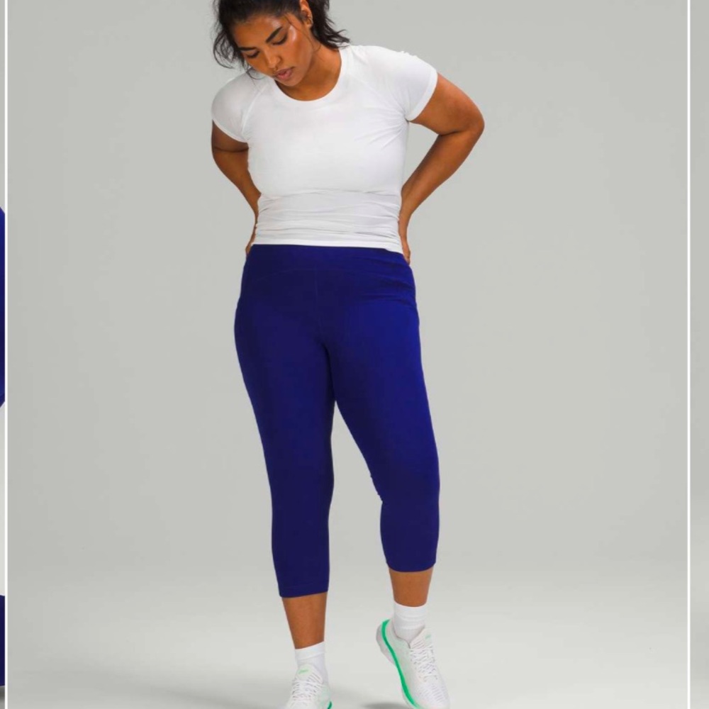 Lululemon Swift Speed High-Rise Crop 21" Leggings Larkspur Blue